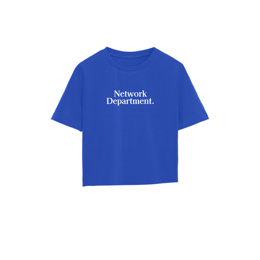 Network Dept Crop Tee
