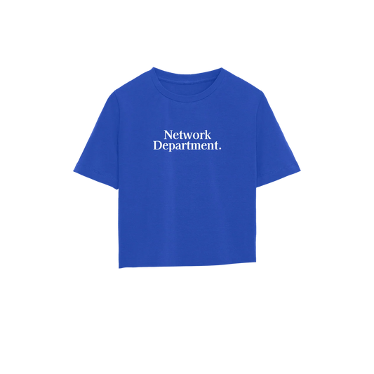 Network Dept Crop Tee